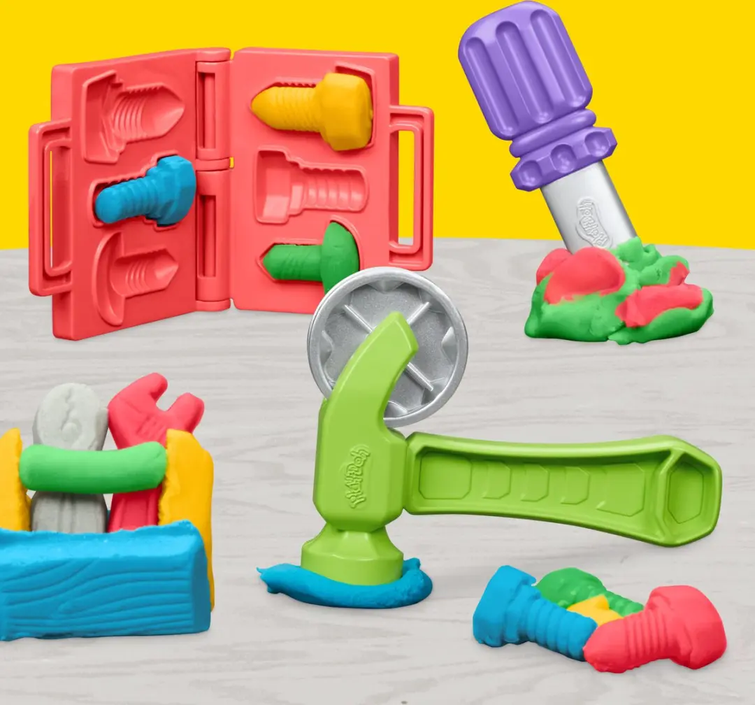 Play-Doh Stempelen en Zagen Speelset - Meerkleurig