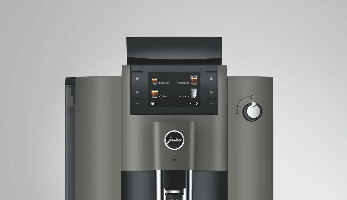 Jura W4 Dark Inox Volautomatische Espressomachine - 10 Programma's