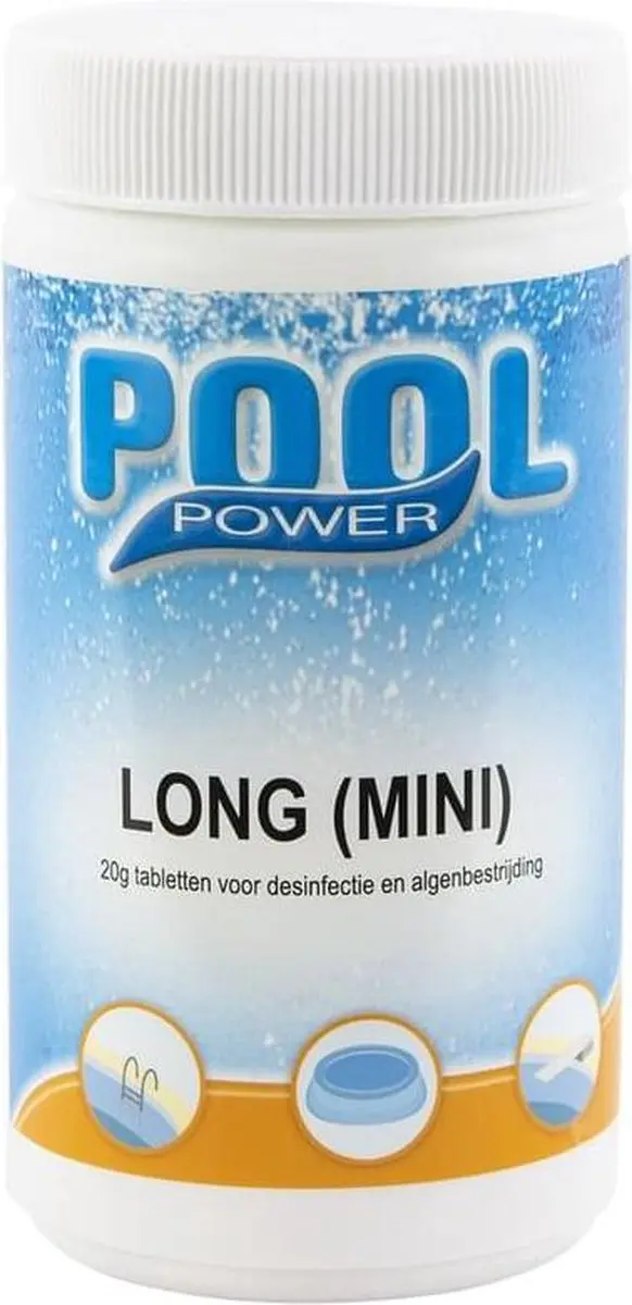 Pool Power Comfortpool Zwembadonderhoud Bundel - 50 Strips & 1kg Chloor & Drijver