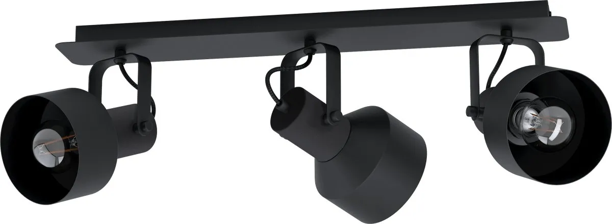 Eglo Casibare Spot 3x E27 - 57,5 cm - Zwart