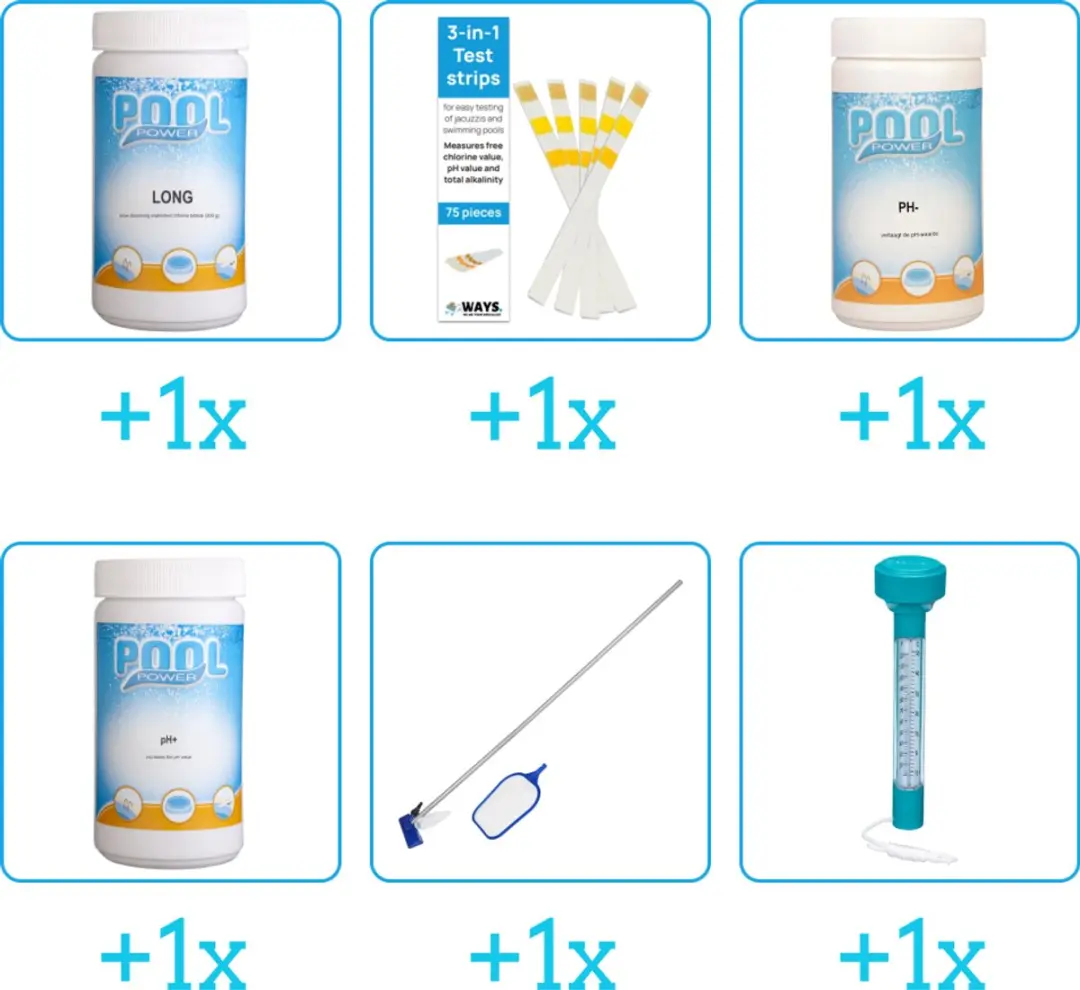Pool Power Zwembad Onderhoudspakket 6-delig