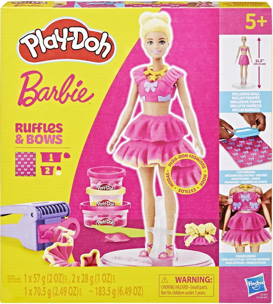 Play-Doh Barbie Ruches en Strikken Boetseerklei