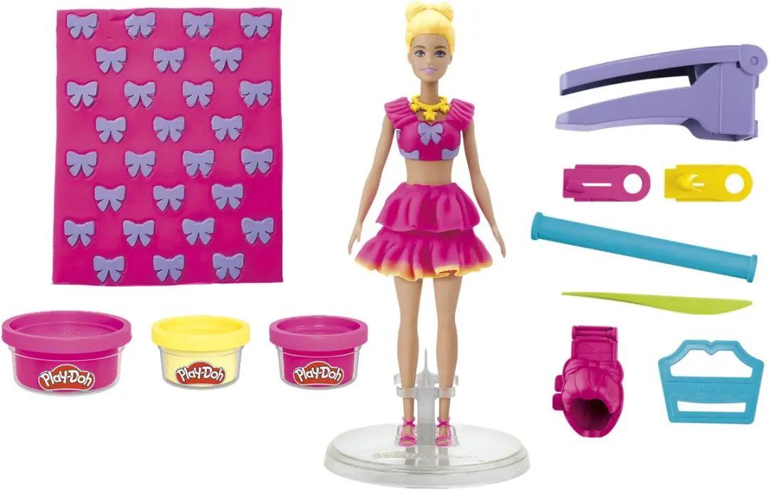 Play-Doh Barbie Ruches en Strikken Boetseerklei