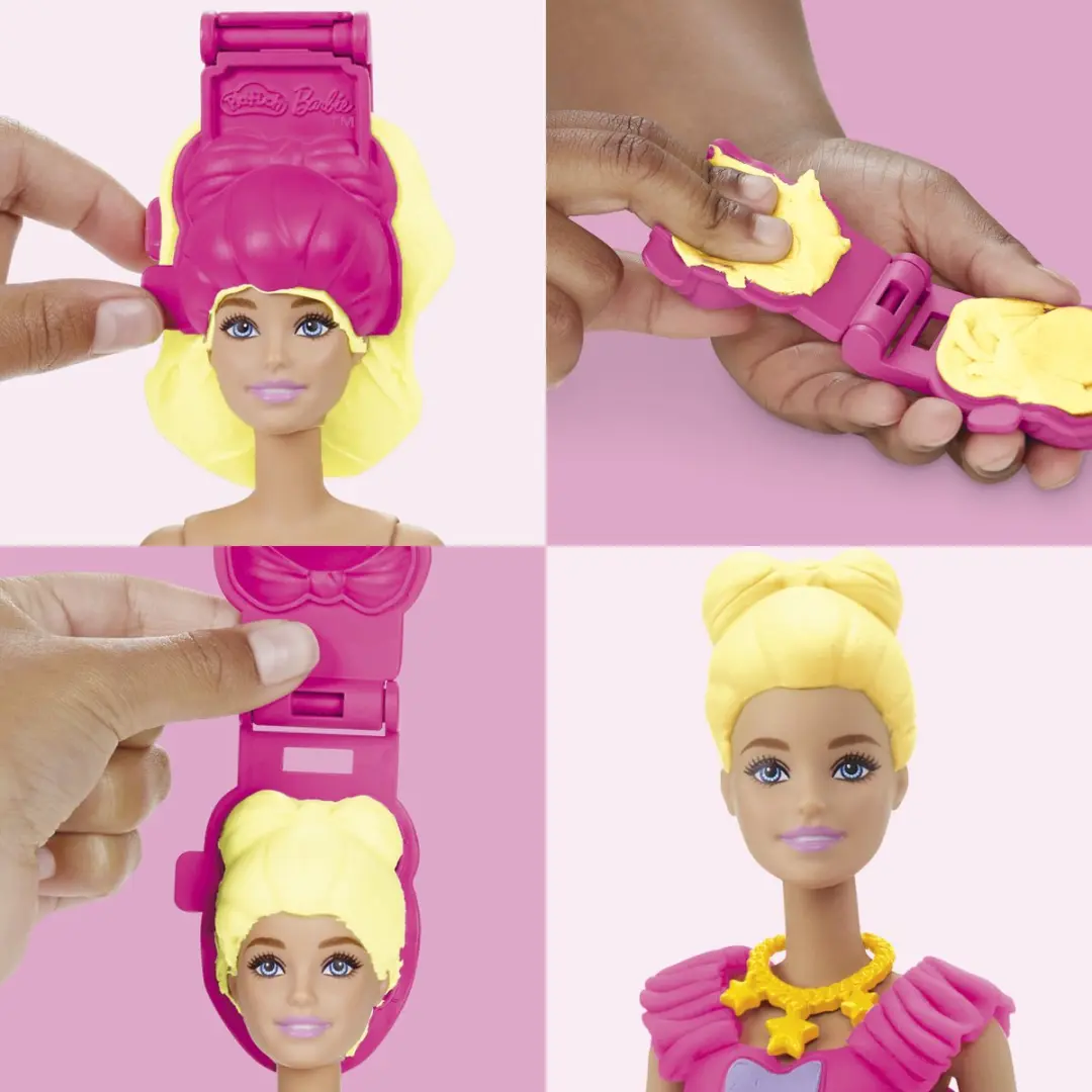 Play-Doh Barbie Ruches en Strikken Boetseerklei - afbeelding 6 van 6
