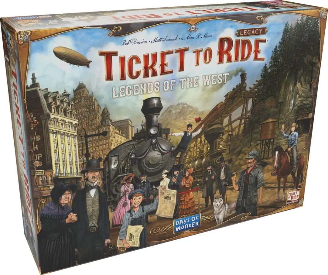 Days of Wonder Ticket to Ride Legacy Legends of the West Bordspel