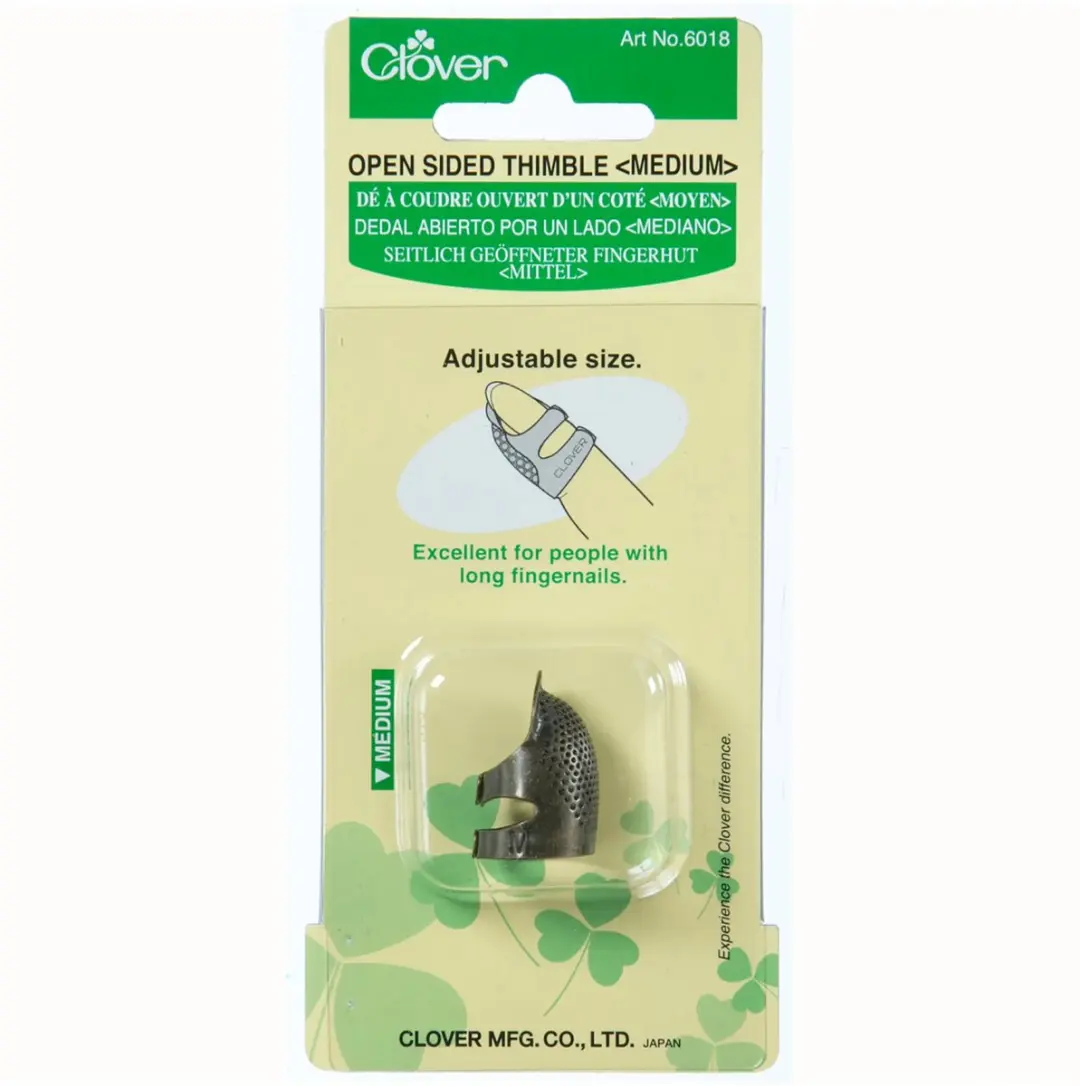 Clover Open Sided Thimble Medium