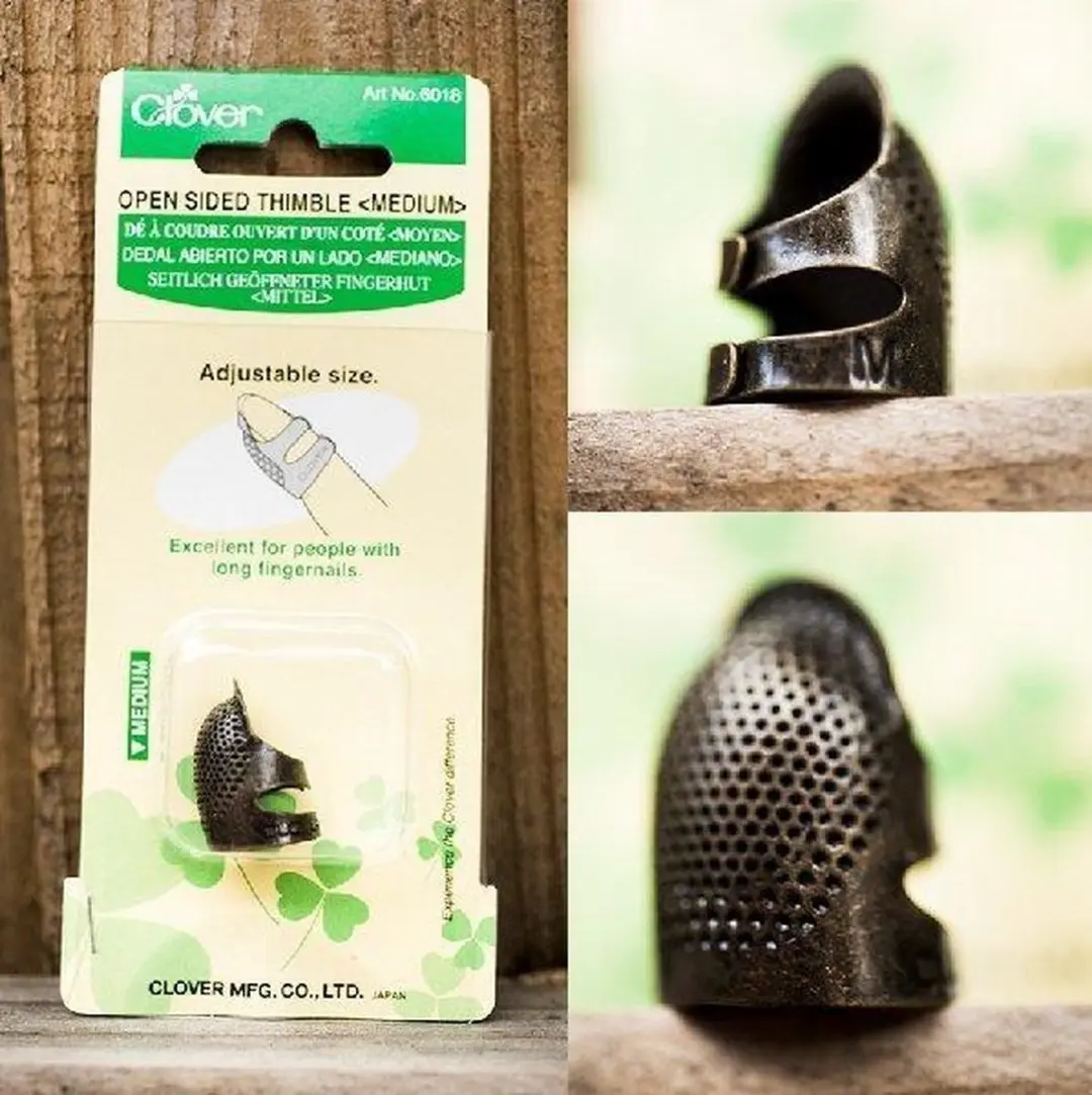 Clover Open Sided Thimble Medium - KRT