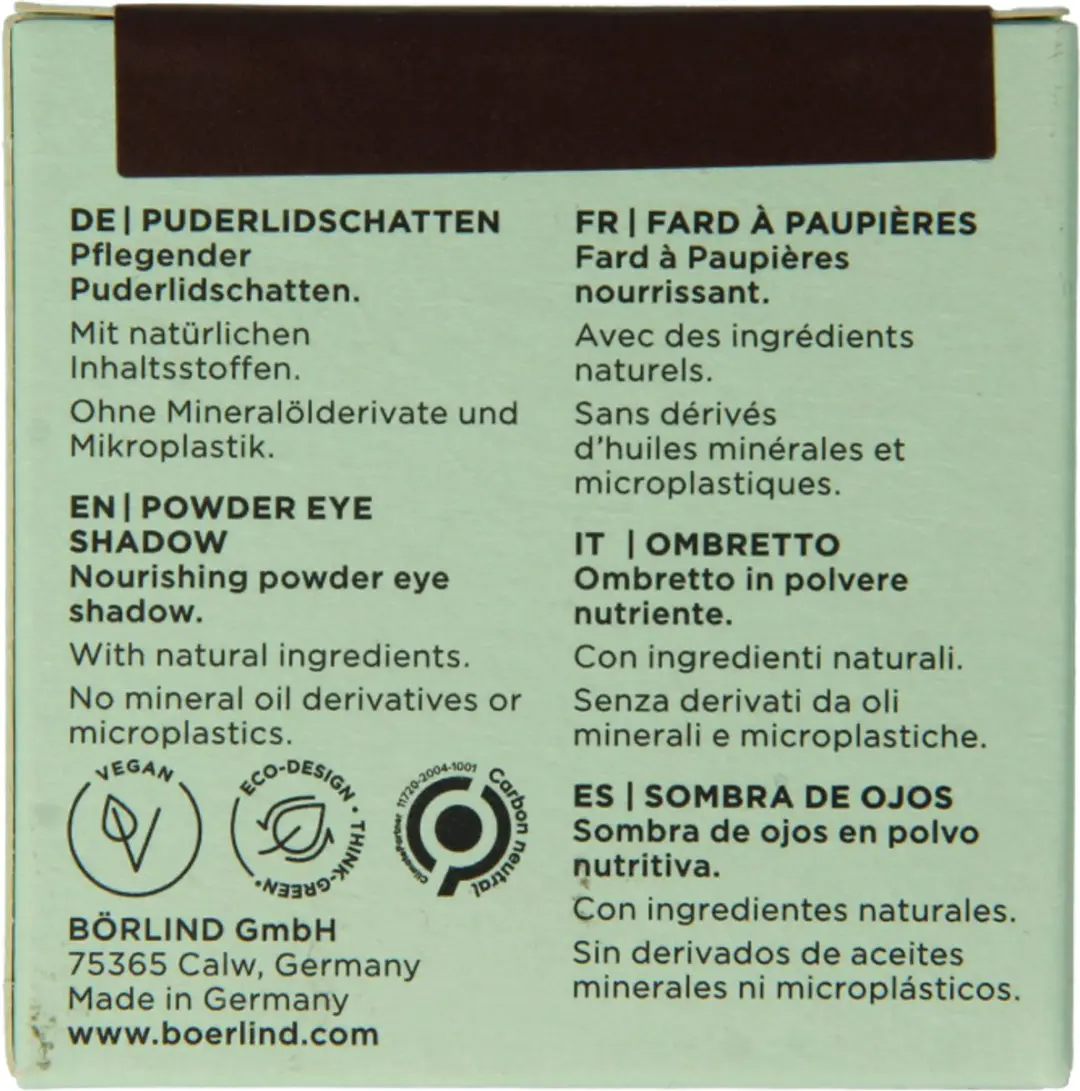 Annemarie Börlind Eyeshadow Poeder Mocha 2g