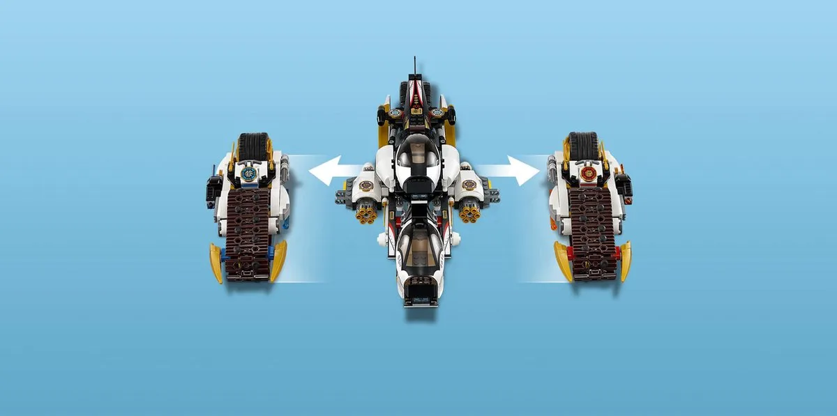 LEGO Ninjago Ultra Stealth Raider 70595 - 1093 Stukken