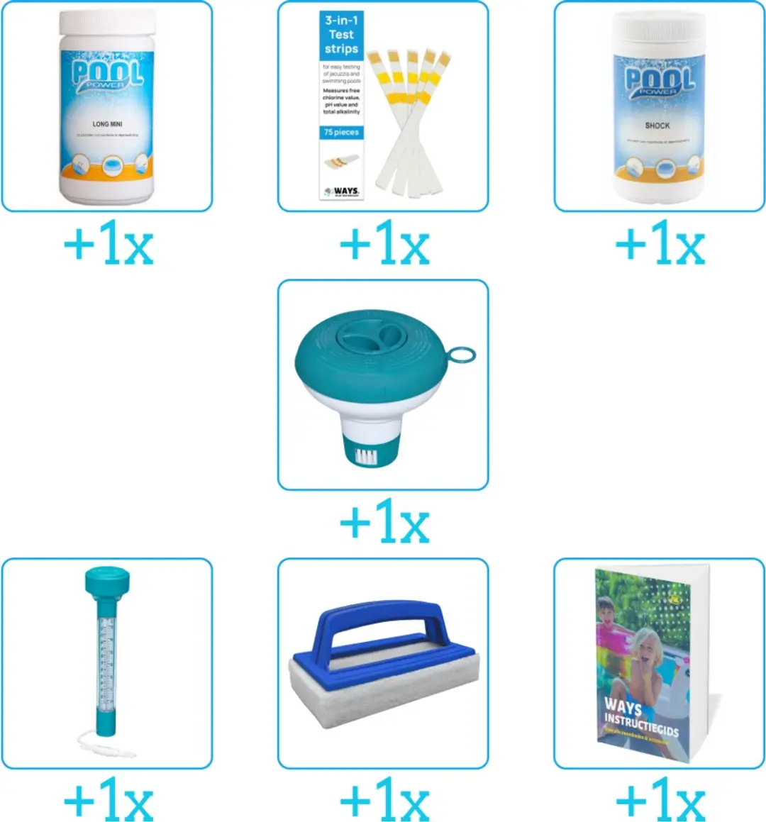 Pool Power Zwembad Onderhoudspakket 7-delig