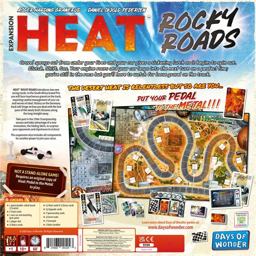 Days of Wonder Heat Rocky Roads Uitbreiding - 2-6 Spelers