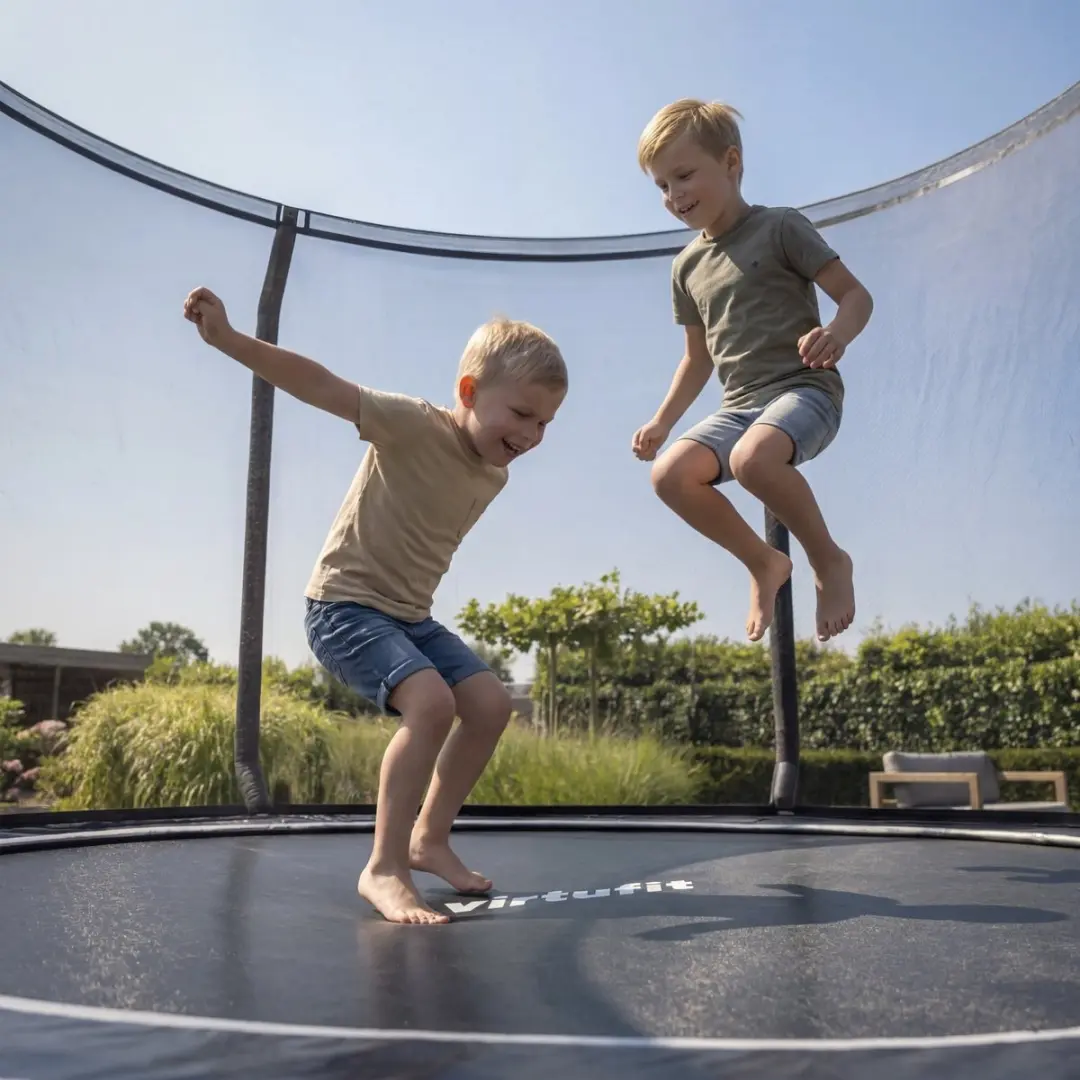 VirtuFit Premium Trampoline VF06003-305 - Ø305cm - Zwart