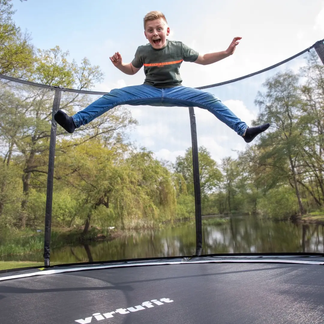 VirtuFit Premium Trampoline VF06003-305 - Ø305cm - Zwart - afbeelding 6 van 6