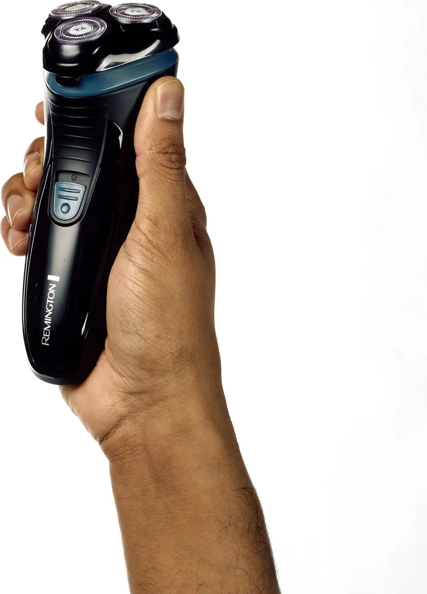 Remington R1000 Roterend Scheerapparaat - 6 Mesjes - Zwart/Blauw