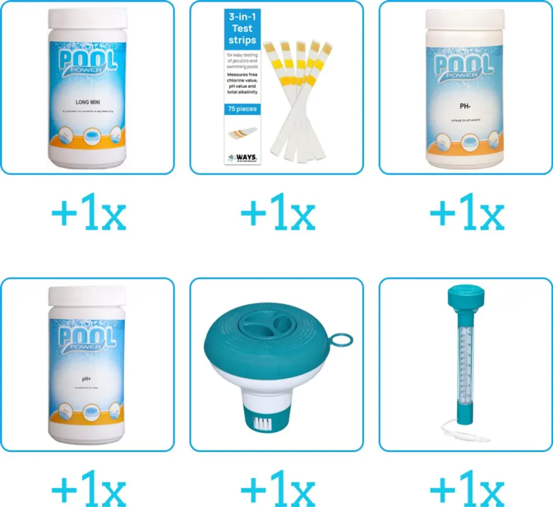 Pool Power Zwembad Onderhoudspakket 6-delig
