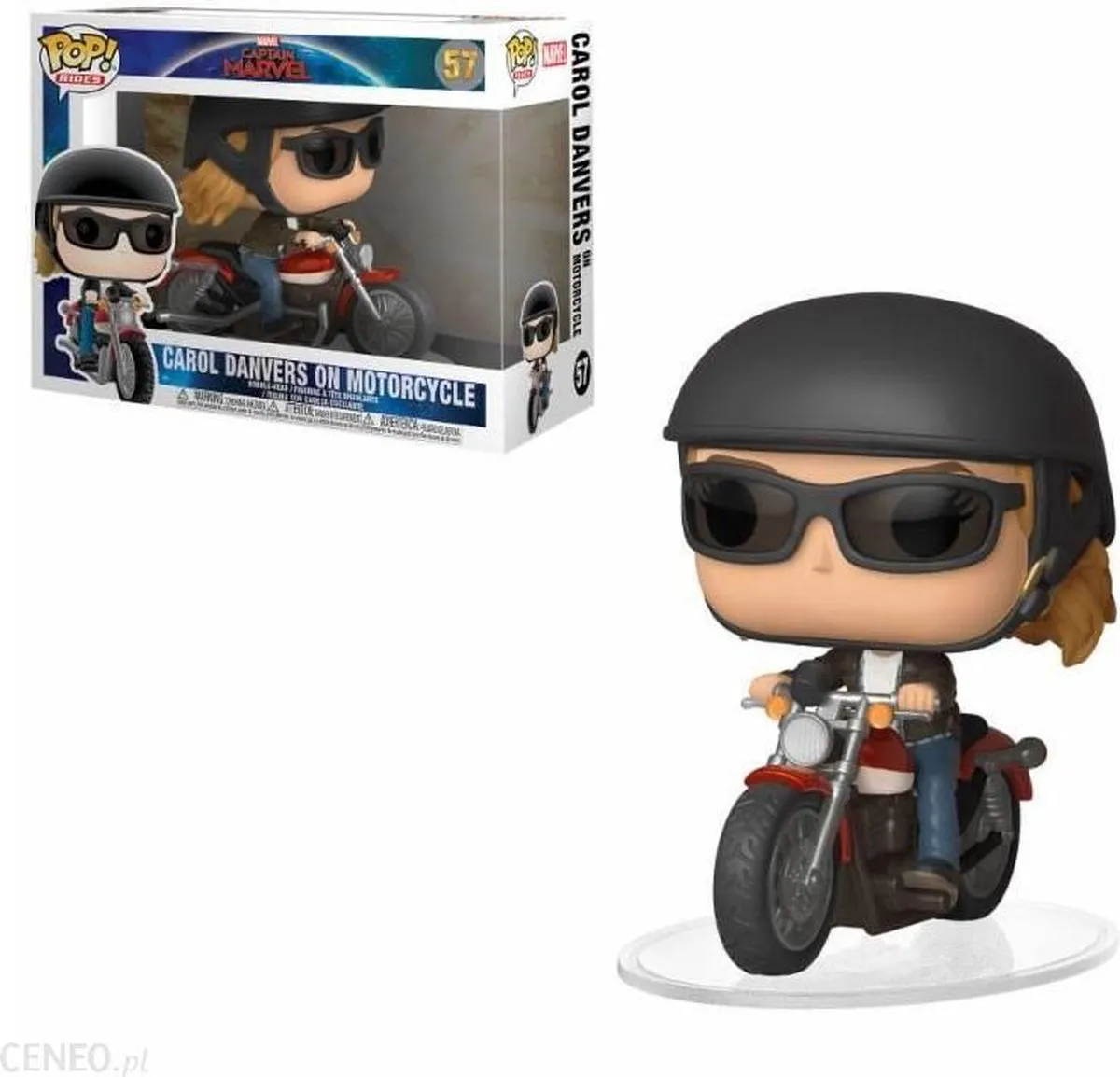Funko POP! Carol Danvers Motorcycle Ride #57 Captain Marvel - Multi