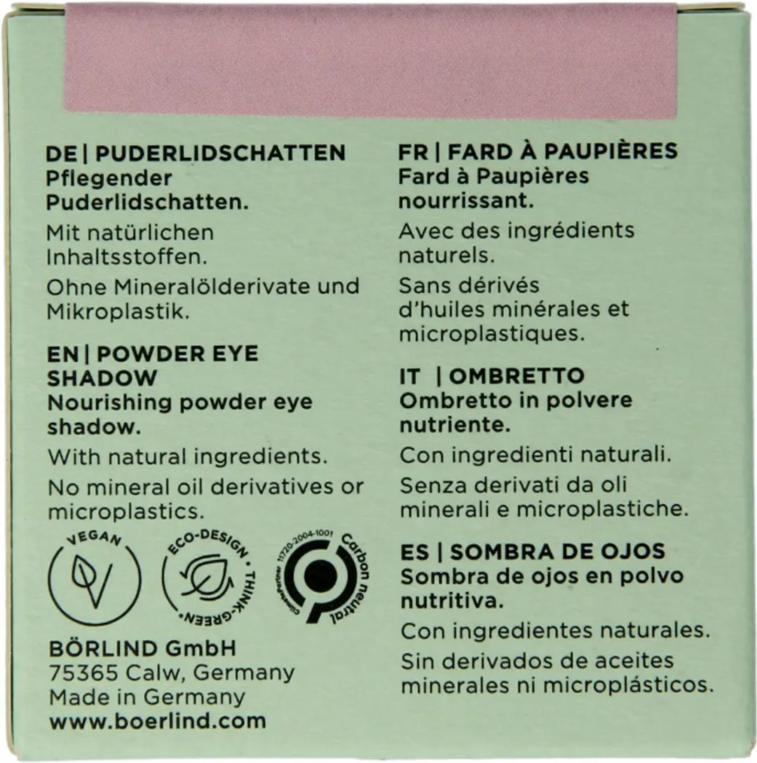 Annemarie Börlind Eyeshadow Powder Light Rose 2g