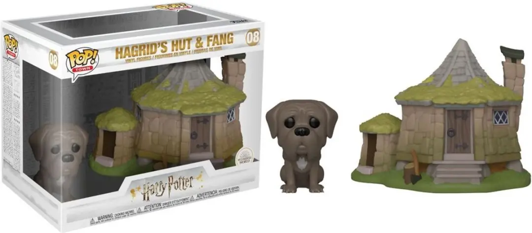 Funko Pop! Town Harry Potter Hagrid's Hut & Fang FUN44230