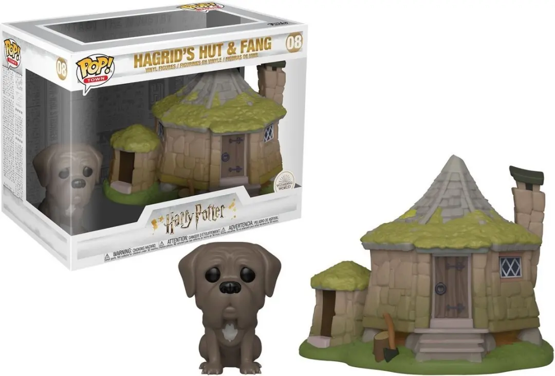 Funko Pop! Town Harry Potter Hagrid's Hut & Fang FUN44230