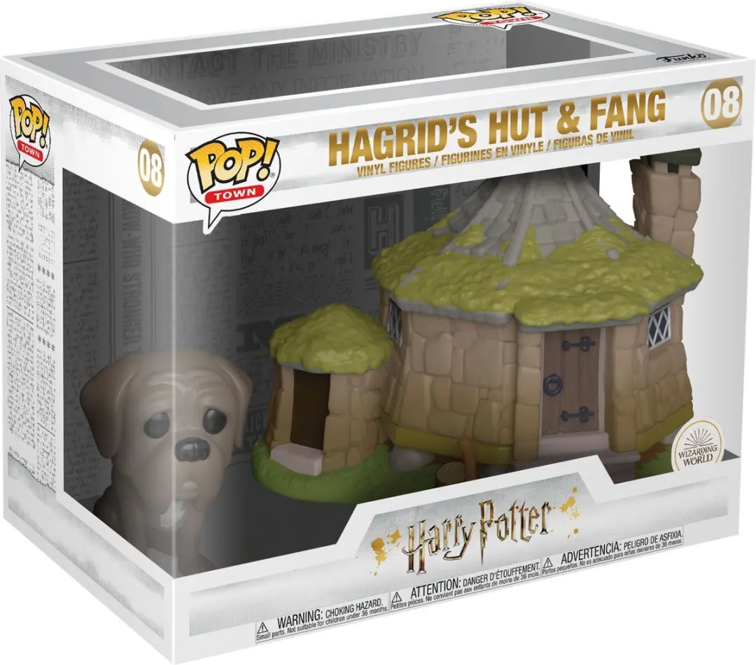 Funko Pop! Town Harry Potter Hagrid's Hut & Fang FUN44230