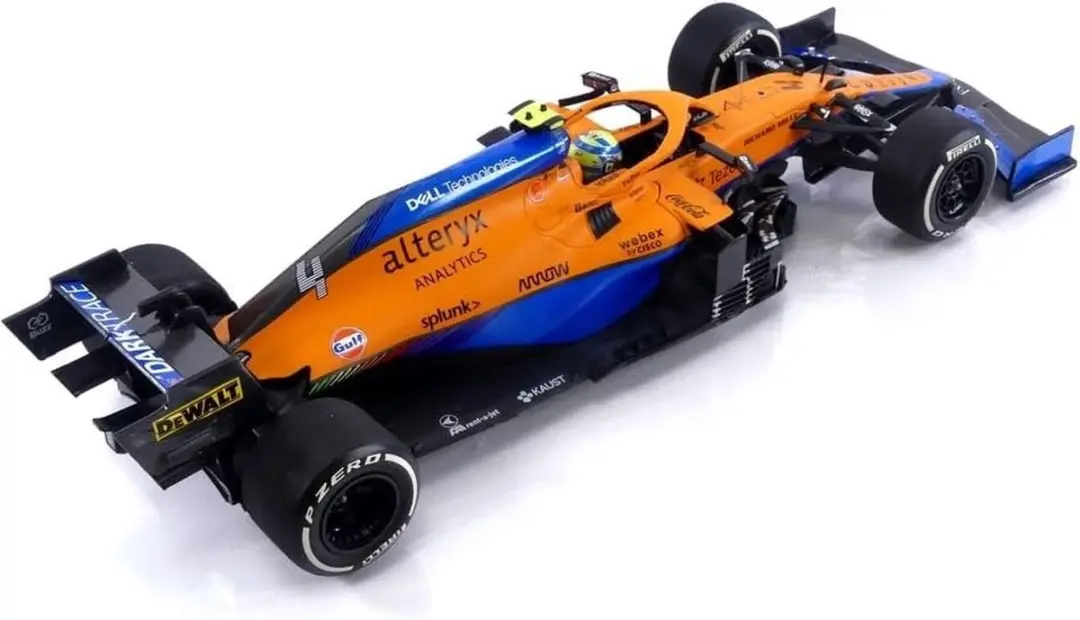 Formule 1 McLaren MCL35M #4 Lando Norris Minichamps - 1:18 - Oranje