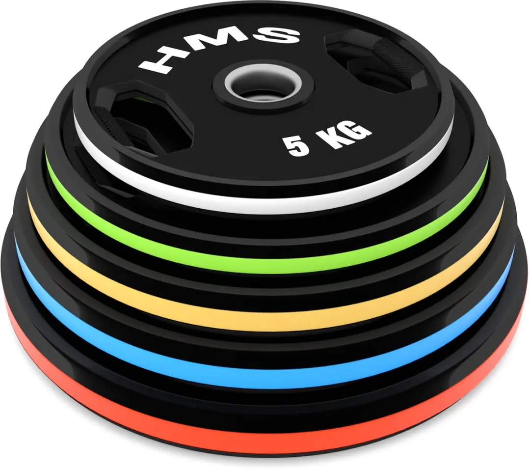 HMS Olympische Halterschijf Set 2x15kg - Geel