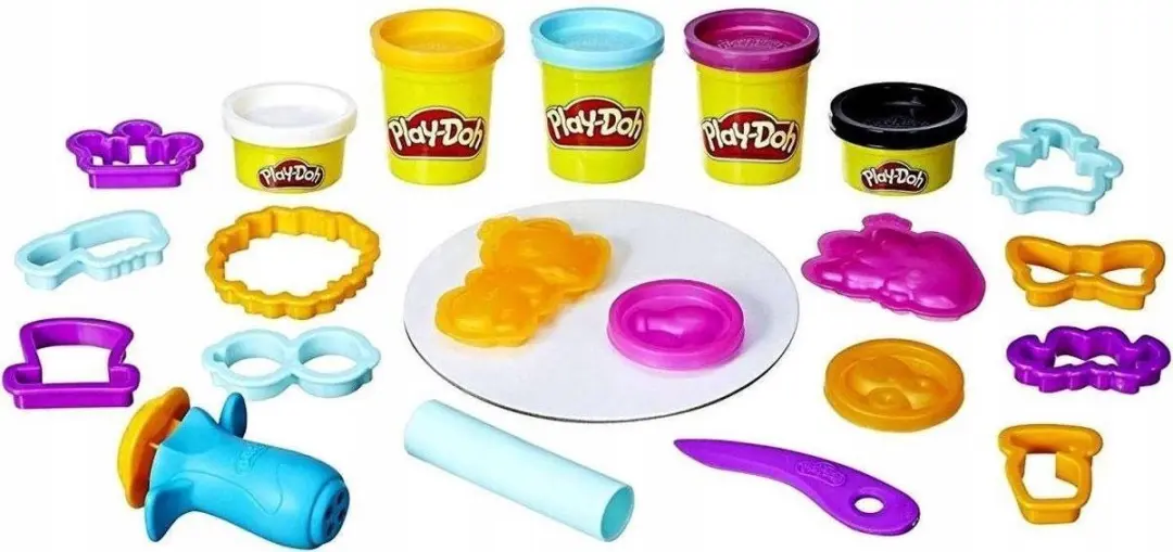 Play-Doh Touch Shape & Style Set - 5 Stuks - Multi