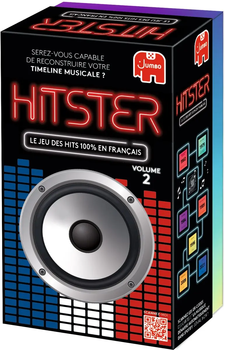 Hitster Chansons Françaises Franstalig Partyspel - 10 Spelers