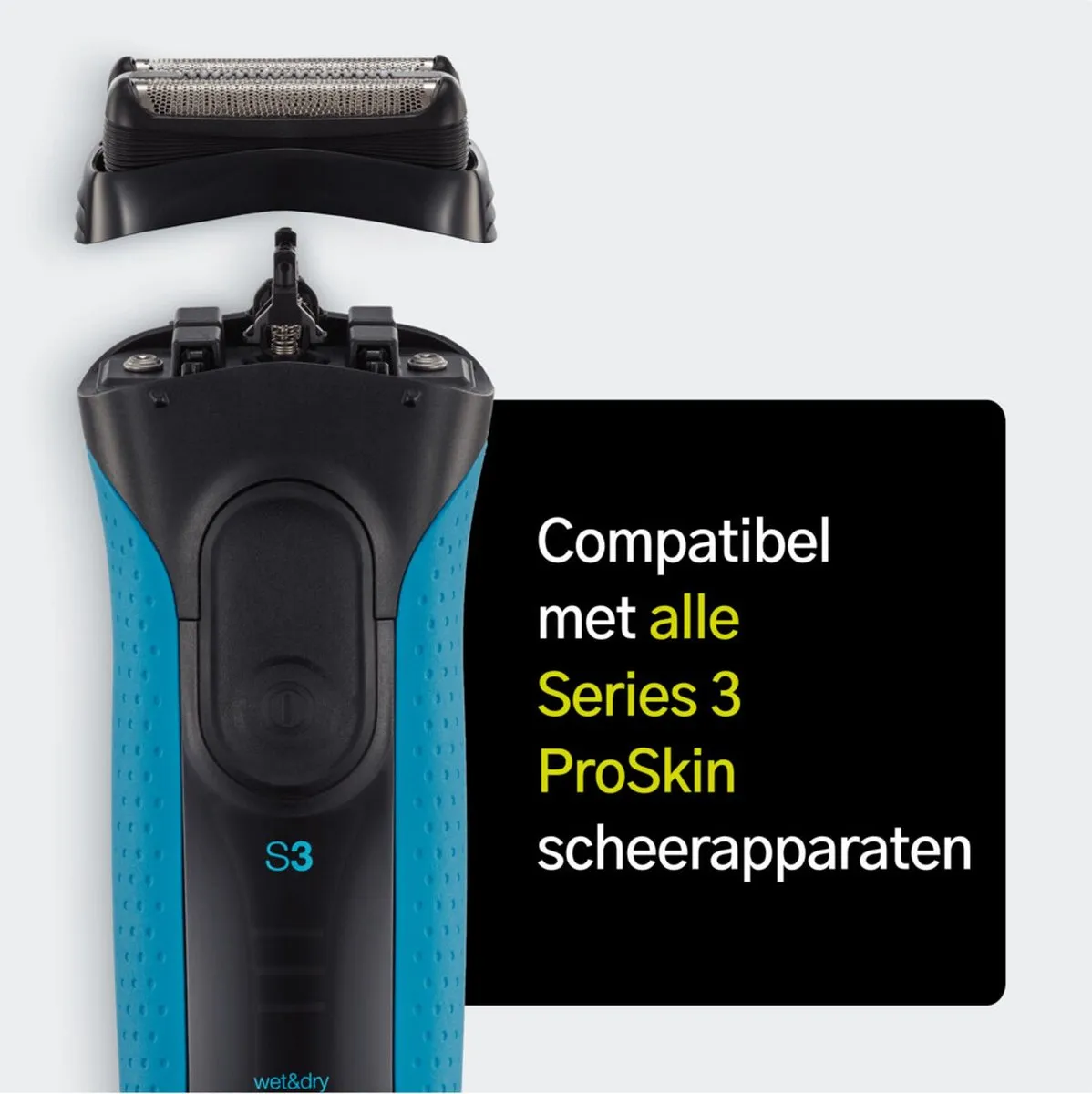 Braun Series 3 32S Vervangende Scheerkop - Zilver