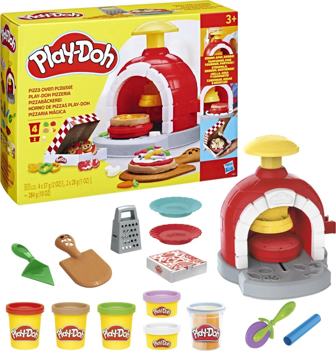 Play-Doh Pizza Oven Speelset - 6 Kleipotjes