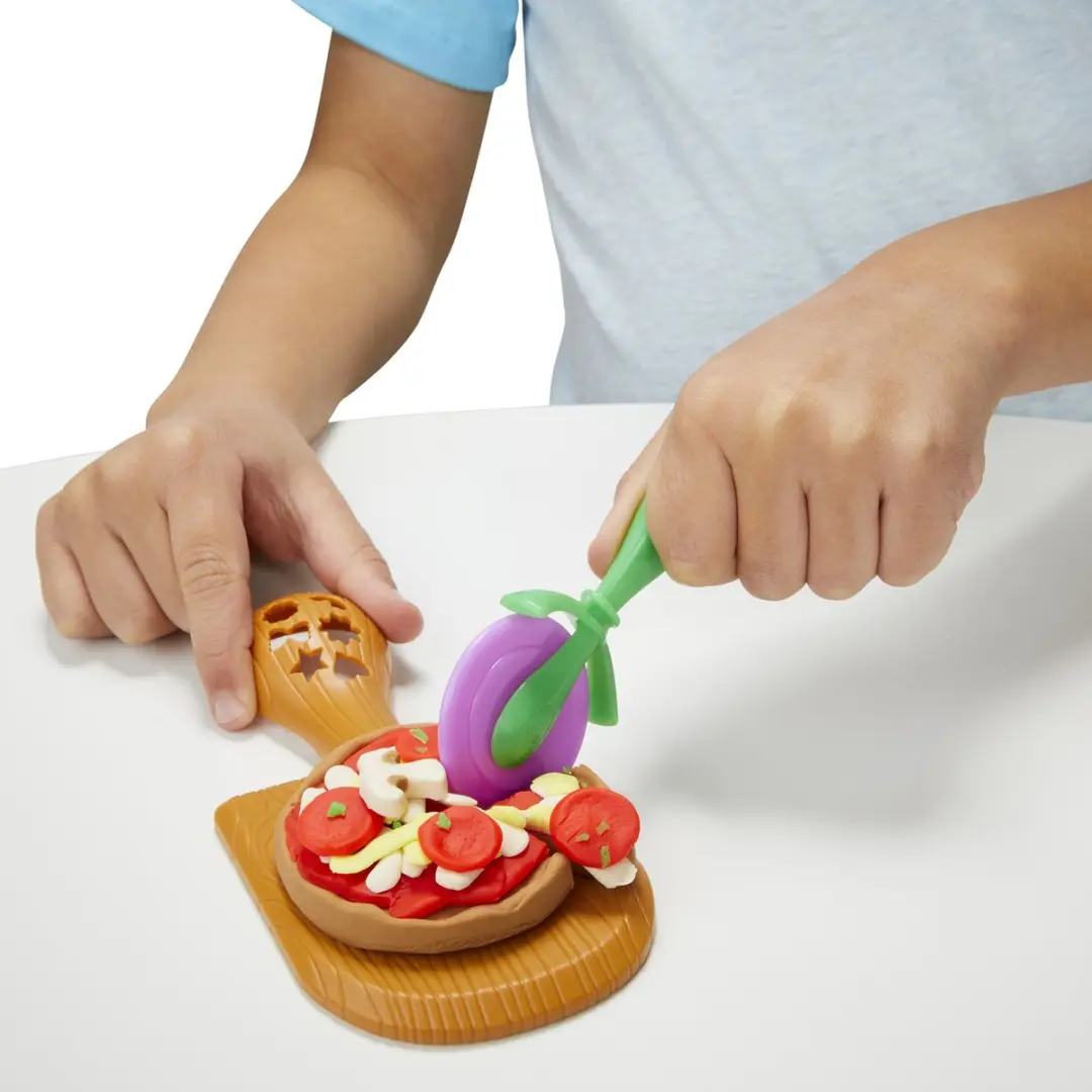 Play-Doh Pizza Oven Speelset - 6 Kleipotjes - afbeelding 6 van 6