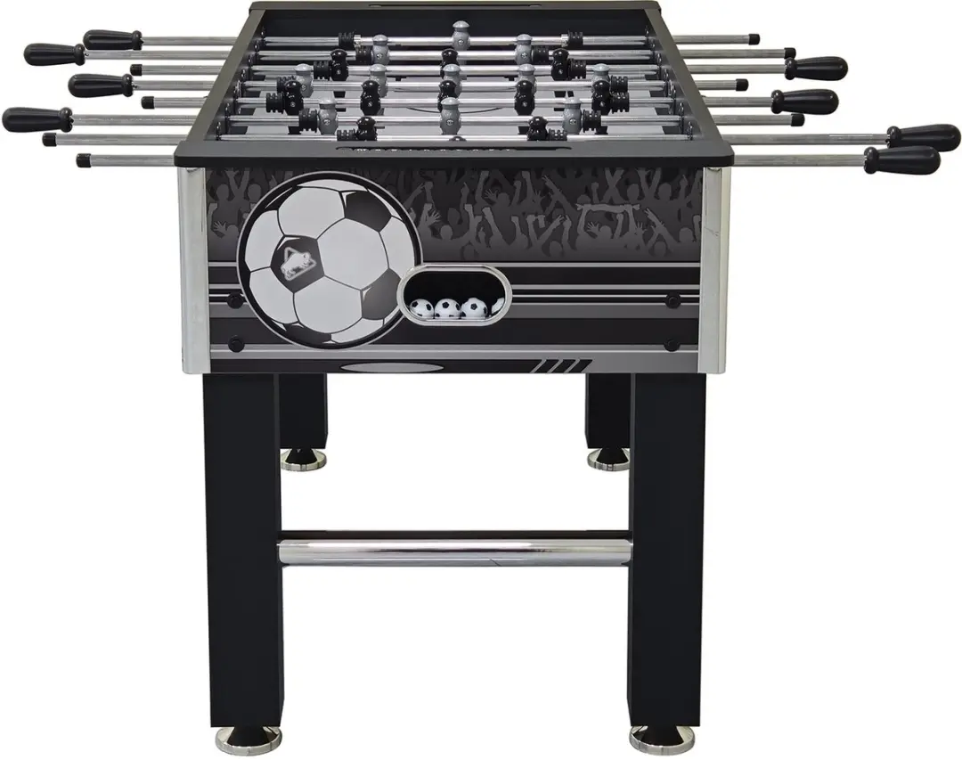 Buffalo Black Bandit II Tafelvoetbaltafel - 4ft - 2 Ballen - Zwart