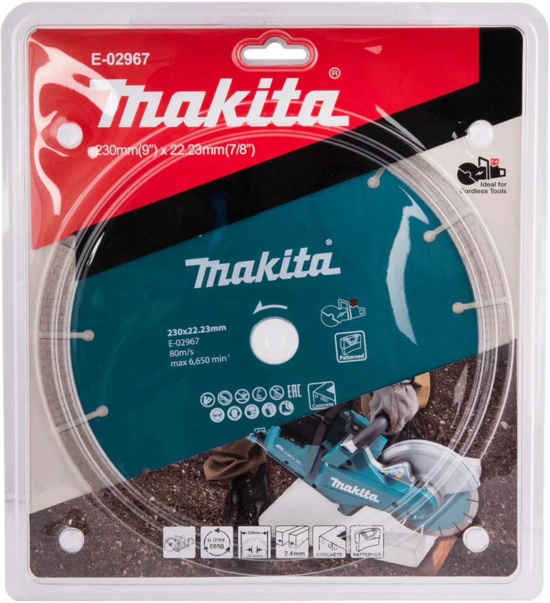Makita Diamantschijf 230x22,23x2,4mm Segment - Beton/Steen