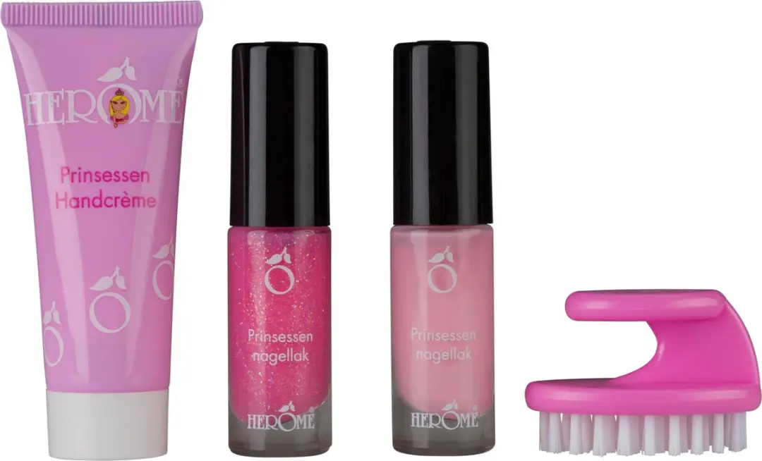 Herome Kinder Prinsessen Nagelset - Roze Glitter 24ml