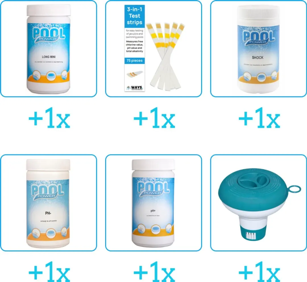 Pool Power Zwembad Onderhoudspakket 6-delig
