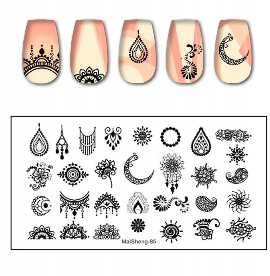 Born Pretty MaiSheng Nail Art Stempelplaat