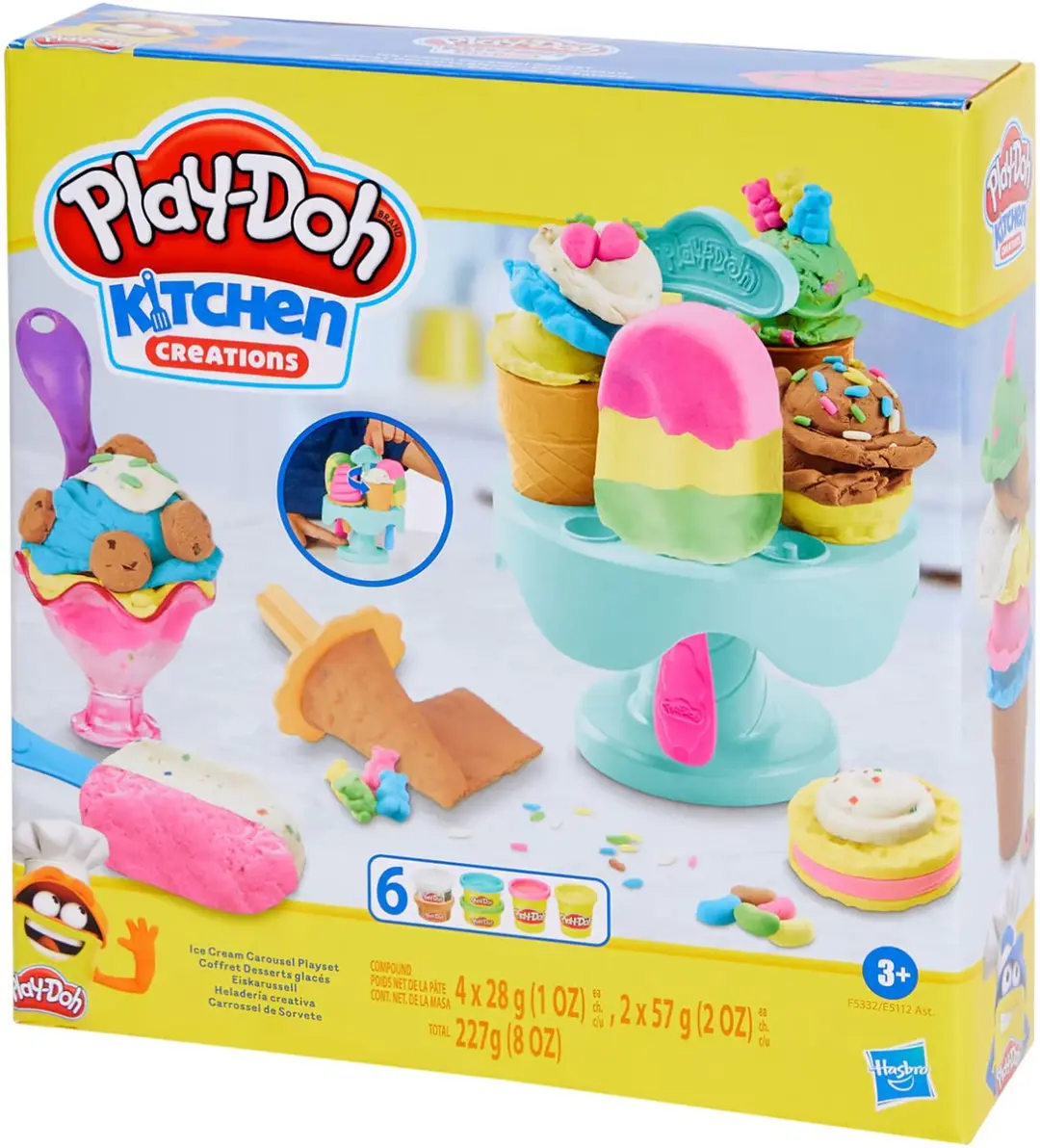 Play-Doh Ice Cream Carousel Playset