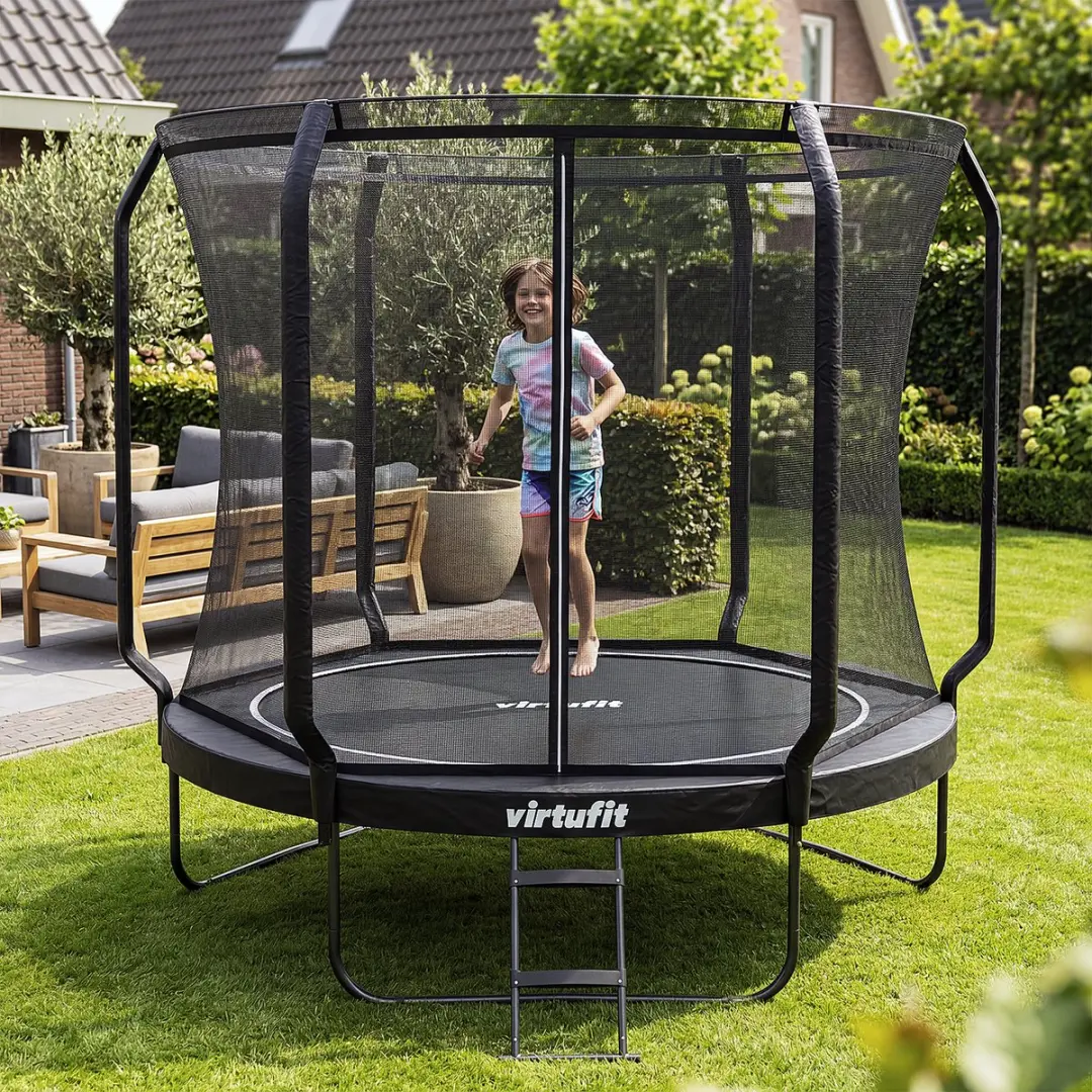 Virtufit Premium Trampoline VF06003-251 - Ø251cm - Zwart