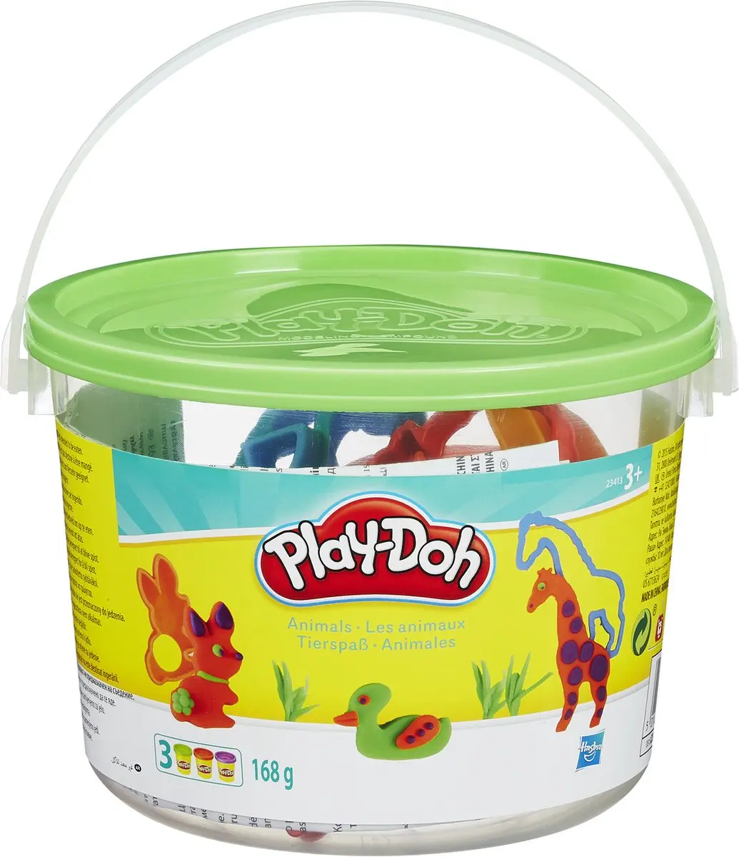 Play-Doh Mini Bucket Klei Speelset - 4 Thema's - afbeelding 6 van 6