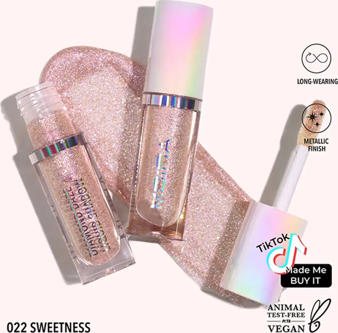 Moira Diamond Daze Liquid Shadow Oogschaduw - 3ml - Roze