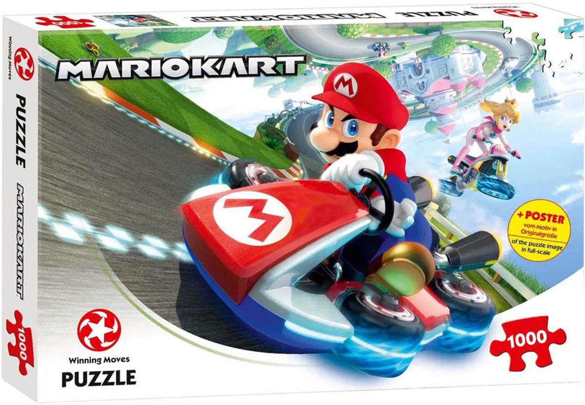 Winning Moves Mario Kart Puzzel 1000 Stukjes - Multicolor