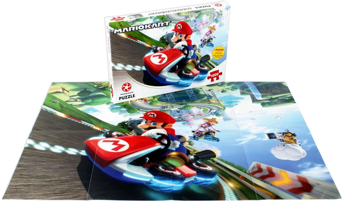 Winning Moves Mario Kart Puzzel 1000 Stukjes - Multicolor