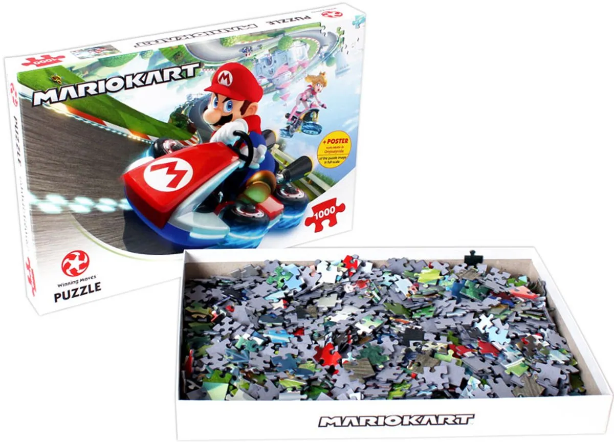 Winning Moves Mario Kart Puzzel 1000 Stukjes - Multicolor