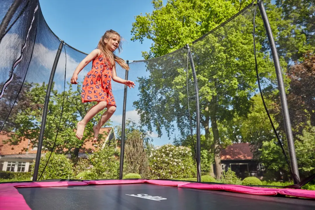 Salta Comfort Edition Trampoline 214x153cm - Roze - 5091P