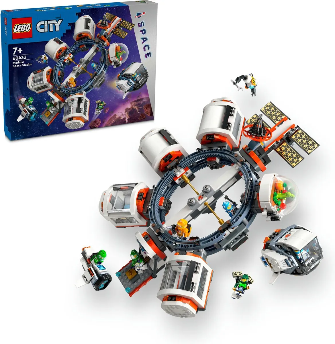 LEGO City Modulair Ruimtestation 60433 - 6 Minifiguren