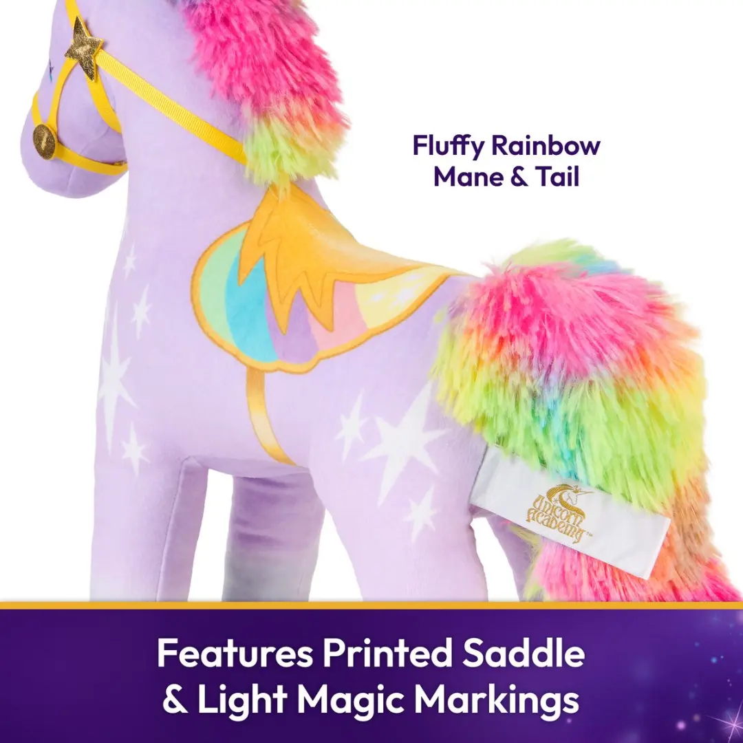 Unicorn Academy Light-Up Wildstar Knuffel 38cm - Multi Kleuren