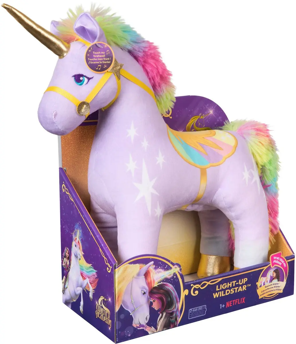Unicorn Academy Light-Up Wildstar Knuffel 38cm