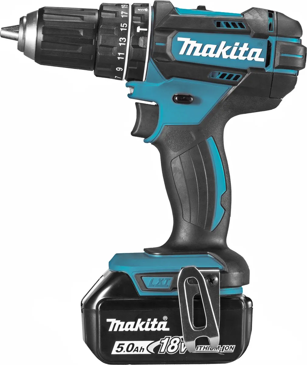 Makita DHP482RMJ Klopboor-/schroefmachine - 2x 4.0Ah accu