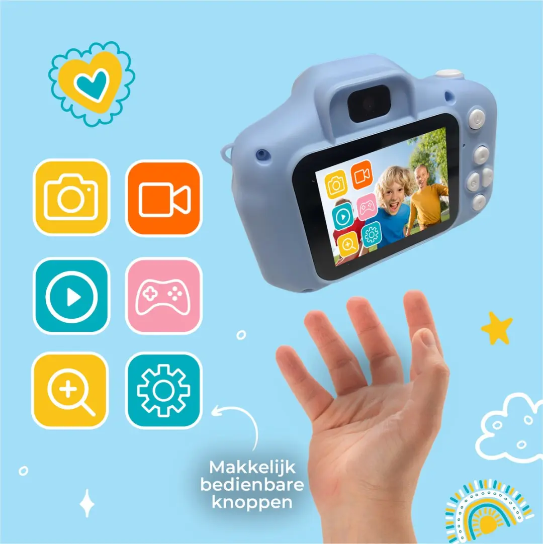 Denver KCA1340 Kindercamera - 40MP - Blauw