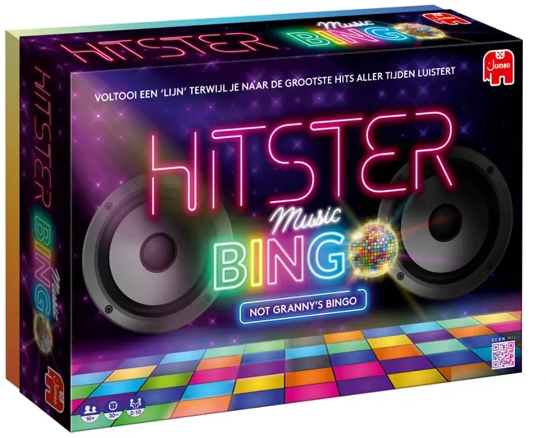 Hitster Bingo Nederlandstalig Partyspel